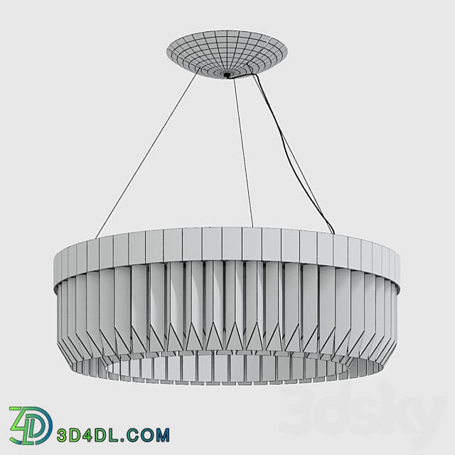 Pendant chandelier Patrizia Volpato Riflessi 5085 S 100 Pendant light 3D Models 3DSKY