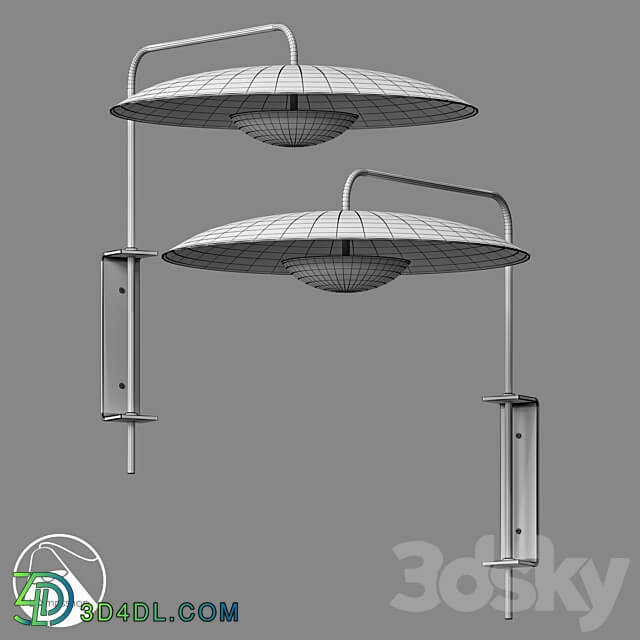 LampsShop.ru B4161 Sconce Flying Saucer 3D Models