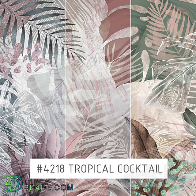 Wall covering - Creativille _ Wallpapers _ 4218 Tropical Cocktail