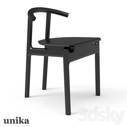 Chair Unika Hans black 3D Models 3DSKY 