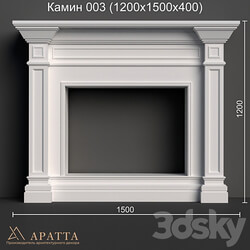 Fireplace 003 1200x1500x400 3D Models 3DSKY 