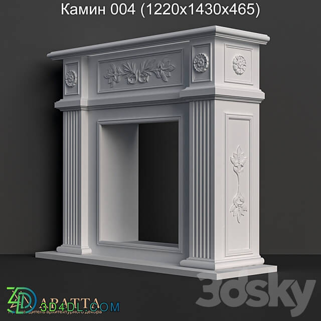 Fireplace - Fireplace 004 _1220x1430x465_