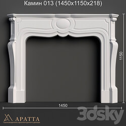 Decorative plaster - Fireplace 013 _1450x1150x218_ 