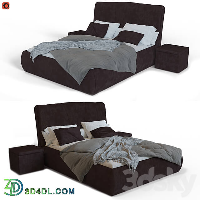 Brion 39 s bed Bed 3D Models 3DSKY
