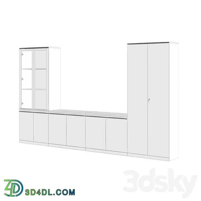 Office furniture - Ohm Combined wardrobe_ Low wardrobe_ Wardrobe-closet