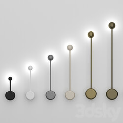 LED wall lamp sconce IT Dots from Integrator 3D Models 3DSKY 