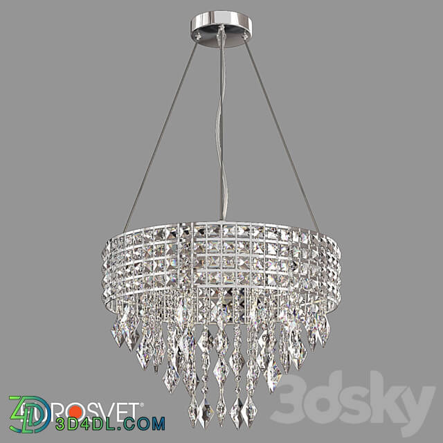Pendant light - OM Crystal pendant chandelier Eurosvet 10115_5 Kira