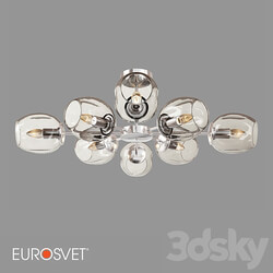 Pendant light - OM Ceiling chandelier with shades Eurosvet 30154_8 Polla 