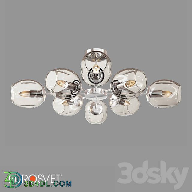 Pendant light - OM Ceiling chandelier with shades Eurosvet 30154_8 Polla