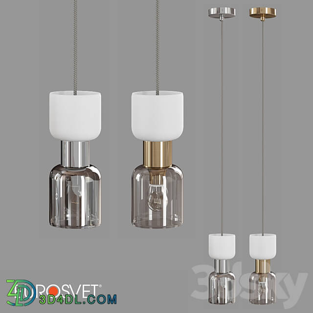 OM Pendant lamp Eurosvet 50118 1 Tandem Pendant light 3D Models 3DSKY