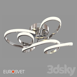 OM LED Ceiling Light Eurosvet 90127 2 Shaft Ceiling lamp 3D Models 3DSKY 