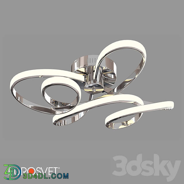 OM LED Ceiling Light Eurosvet 90127 2 Shaft Ceiling lamp 3D Models 3DSKY