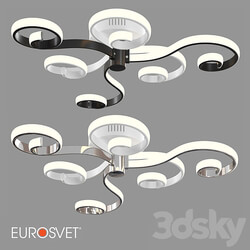 OM LED Ceiling Light Eurosvet 90149 3 Friori Ceiling lamp 3D Models 3DSKY 