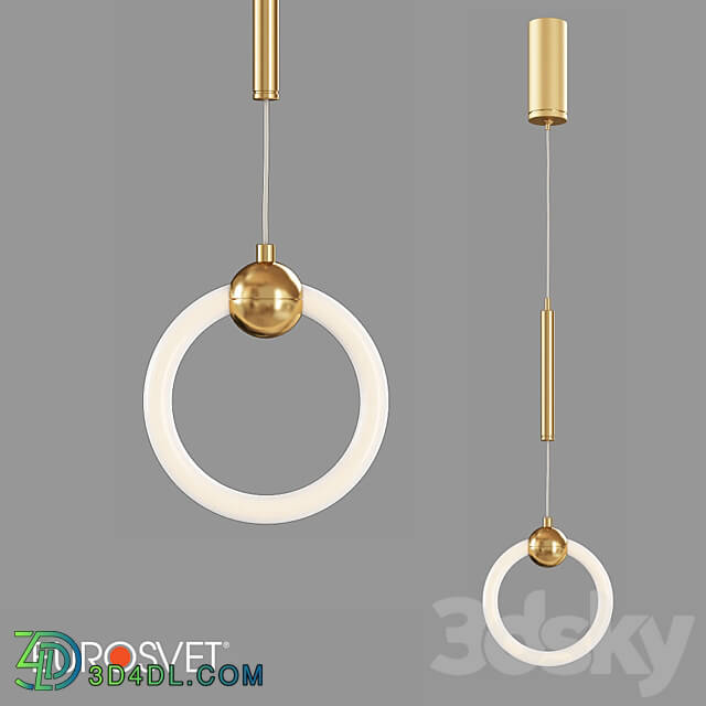 Pendant light - OM Suspended LED luminaire Eurosvet 90165_1 Rim