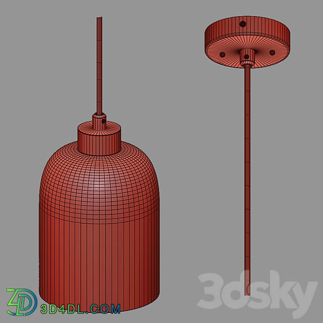 OM Pendant lamp Eurosvet 50119 1 Tandem Pendant light 3D Models 3DSKY