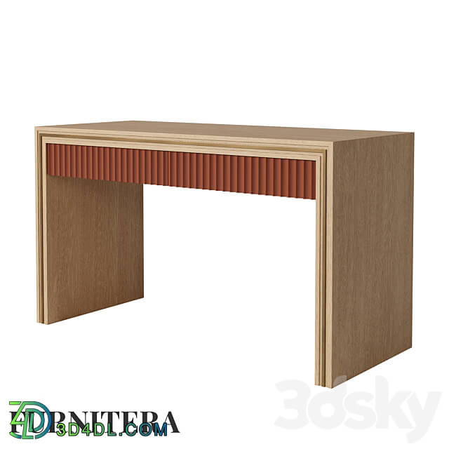 Nolan writing desk in oak veneer Table 3D Models 3DSKY