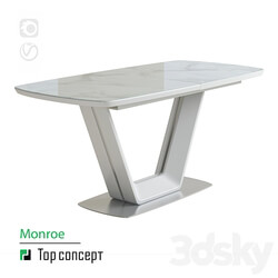 Dining table Monroe extendable 160 40 cm 3D Models 3DSKY 