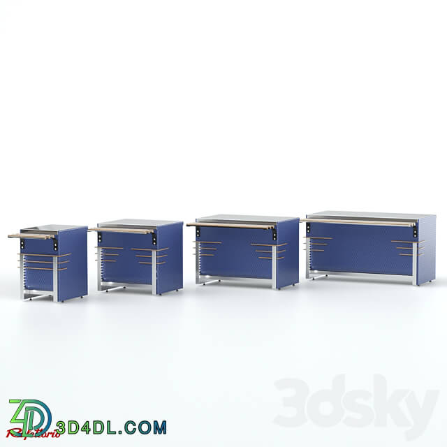 Neutral counter without shelf RN1 хB Case 3D Models 3DSKY