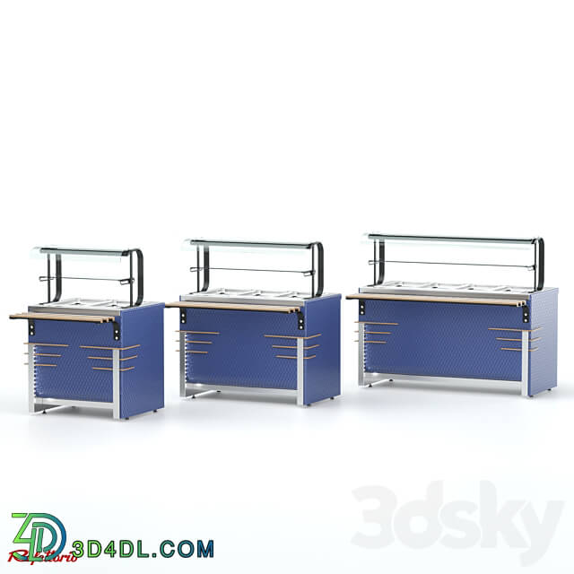 Bain marie for second courses RM2х Case 3D Models 3DSKY