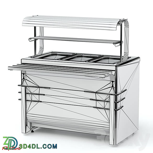 Bain marie for second courses RM2х Case 3D Models 3DSKY