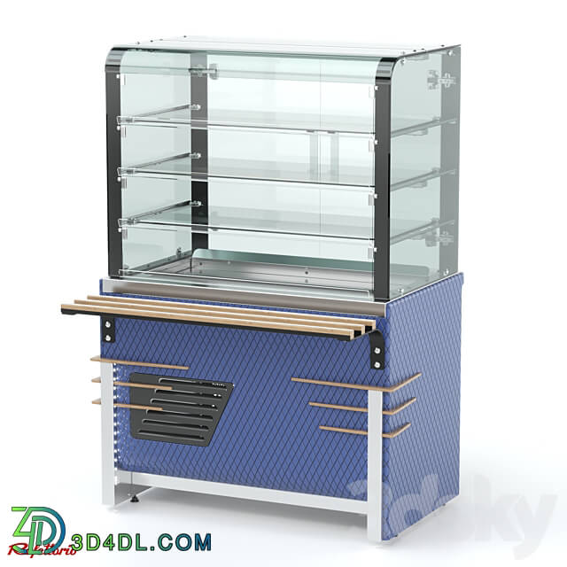 Refrigerated display case RC2 Case 3D Models 3DSKY