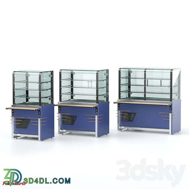 Refrigerated display case RC2 Case 3D Models 3DSKY