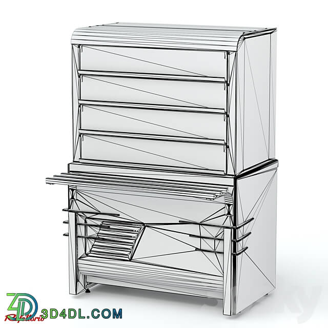 Refrigerated display case RC2 Case 3D Models 3DSKY