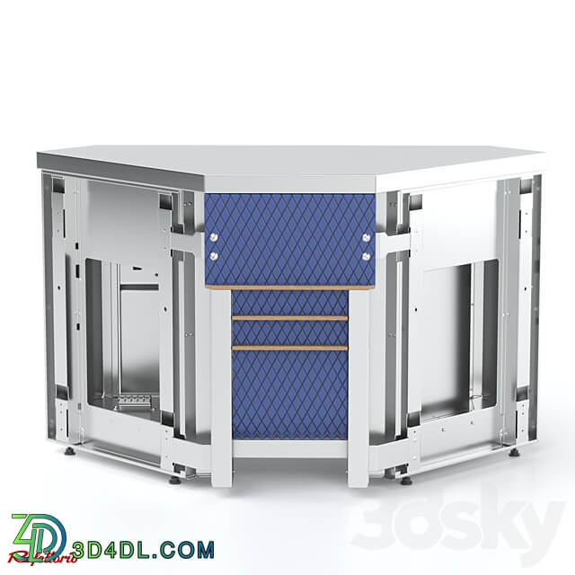 Corner neutral counter internal RU2xA Case 3D Models 3DSKY