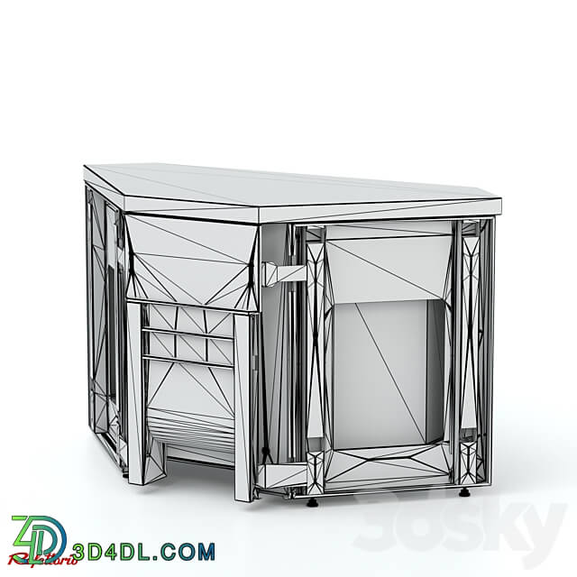 Corner neutral counter internal RU2xA Case 3D Models 3DSKY