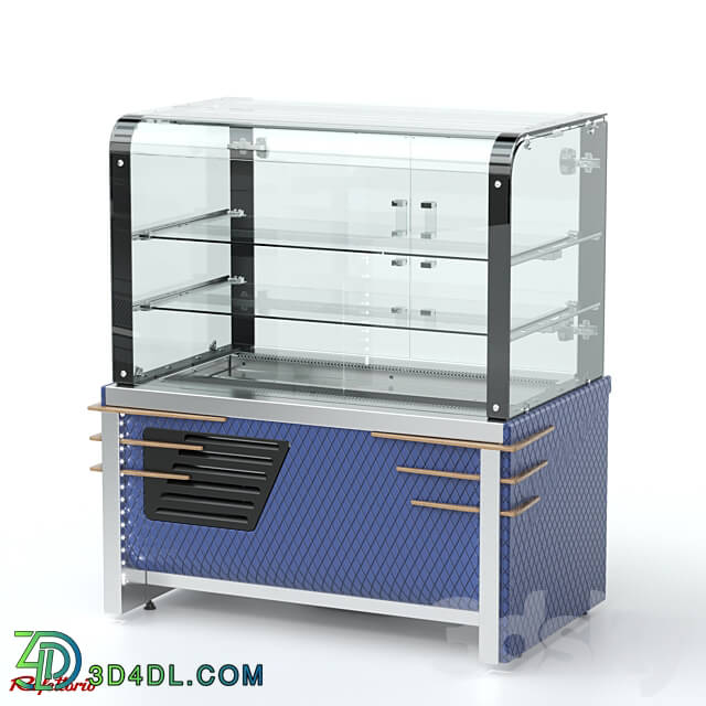 Refrigerated confectionery showcase RC3 Case 3D Models 3DSKY