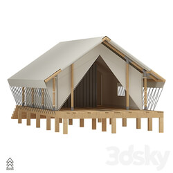 Wild House Safari tent South OM Other 3D Models 3DSKY 