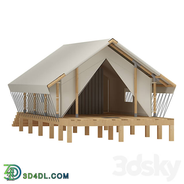 Wild House Safari tent South OM Other 3D Models 3DSKY
