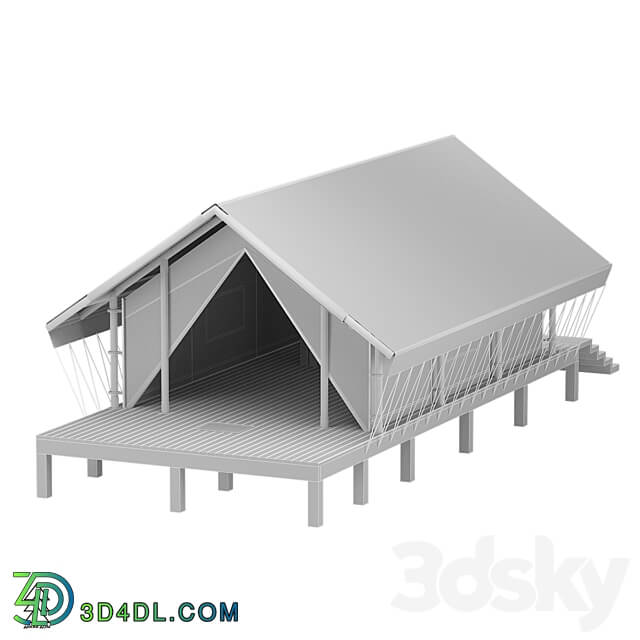 Wild House Safari tent South OM Other 3D Models 3DSKY