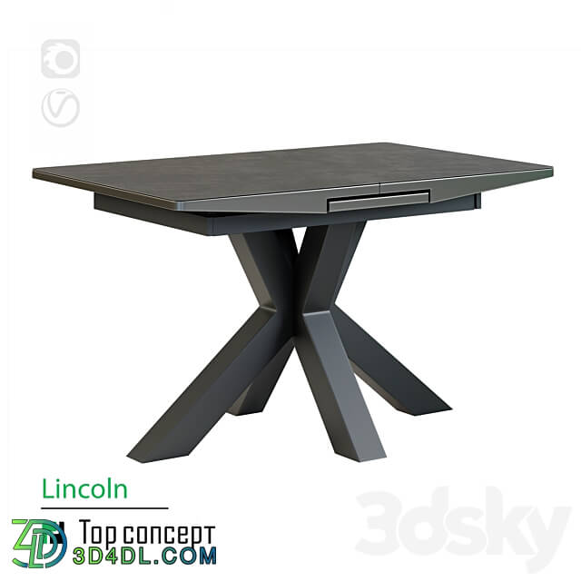 Table - Folding table Lincoln _120 _ 30 cm_