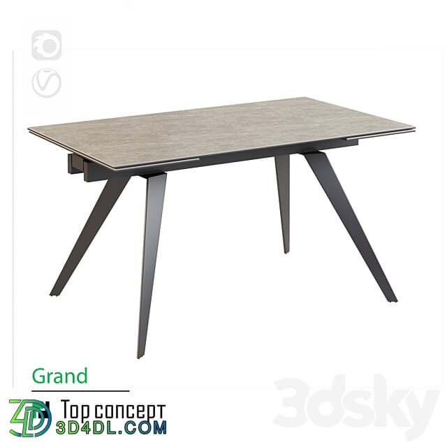 Folding table Grant 160 80 3D Models 3DSKY