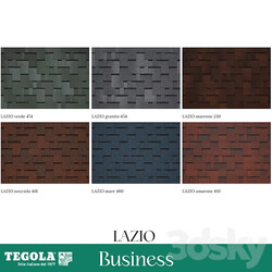 Miscellaneous - OM Seamless texture of TEGOLA shingles. BUSINESS category. LAZIO collection 