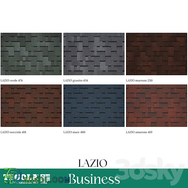 Miscellaneous - OM Seamless texture of TEGOLA shingles. BUSINESS category. LAZIO collection