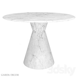 Table - DINING TABLE ROUND WHITE 