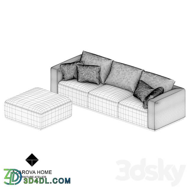 OM Sofa Azarova Home Sofa Vlaminck 3D Models 3DSKY