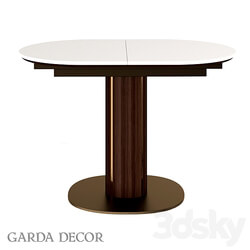 Table - FOLDING DINING TABLE WITH CERAMIC INSERT 77IP-DT877-1 Garda Decor 