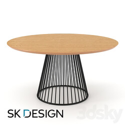 Dining table Bernard D140 3D Models 3DSKY 