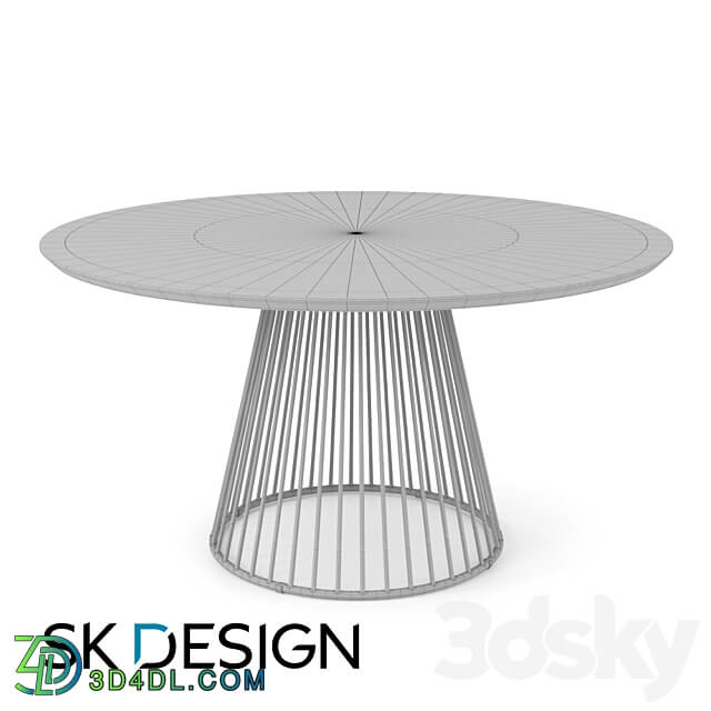 Dining table Bernard D140 3D Models 3DSKY