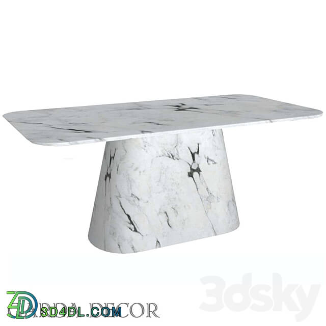 Table - Dining Table Wales Marble 45 Ex Dt185 Garda Decor