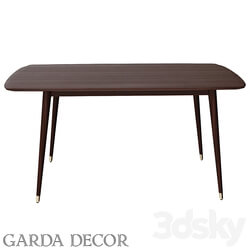 Table - Dining Table Rectangular Brown 77 Ip-Dt605 Garda Decor 