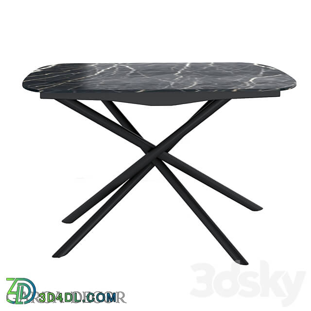 Table - DINING TABLE CERAMIC BLACK 83MC-1957DT BL Garda Decor