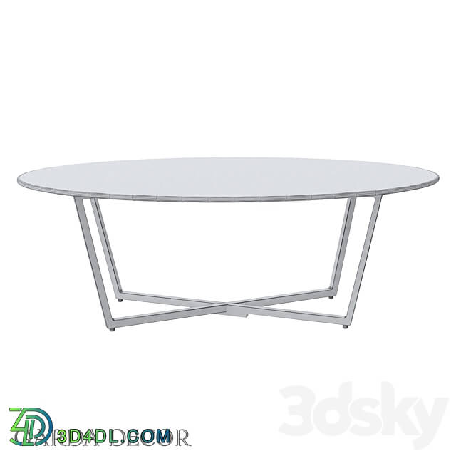 Oval Coffee Table Artificial Marble 30 B 855 1 Garda Decor 3D Models 3DSKY