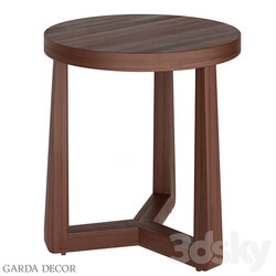Table - Round Coffee Table _WALNUT COLOR_ 40AD-ET016A Garda Decor 
