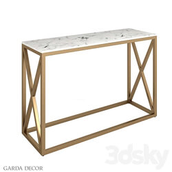 Console - Console Table _Artificial Marble_ 30B-848-2 Garda Decor 