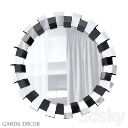 Mirror - Decorative Round Mirror 50SX-1610 Garda Decor 