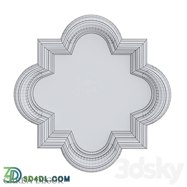 DECORATIVE WALL MIRROR 50SX 7790 Garda Decor 3D Models 3DSKY